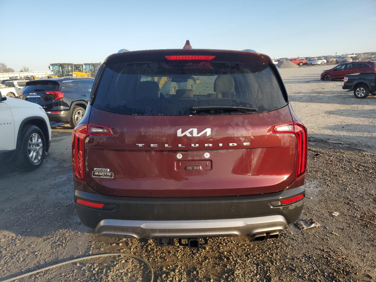 2022 KIA TELLURIDE EX VIN:5XYP3DHC8NG315075