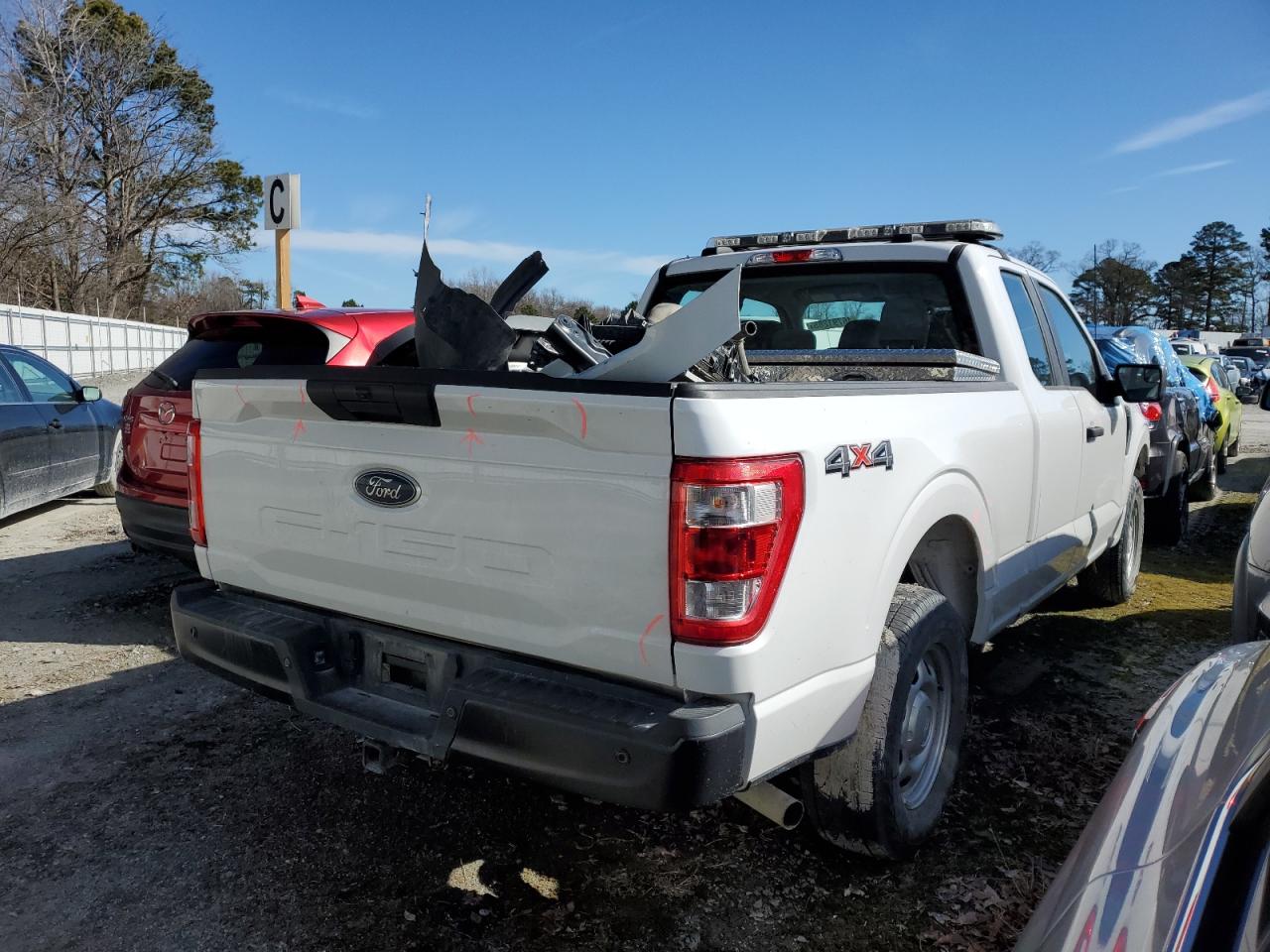 2022 FORD F150 SUPER CAB VIN:1FTEX1EB4NKE56418