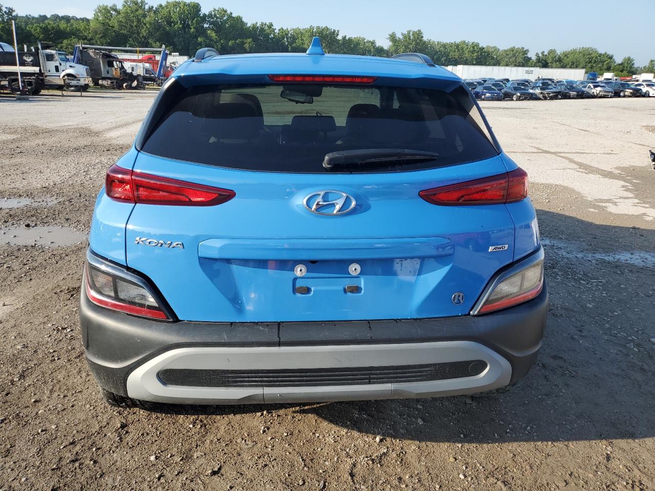 2022 HYUNDAI KONA SEL VIN:KM8K6CAB3NU803356