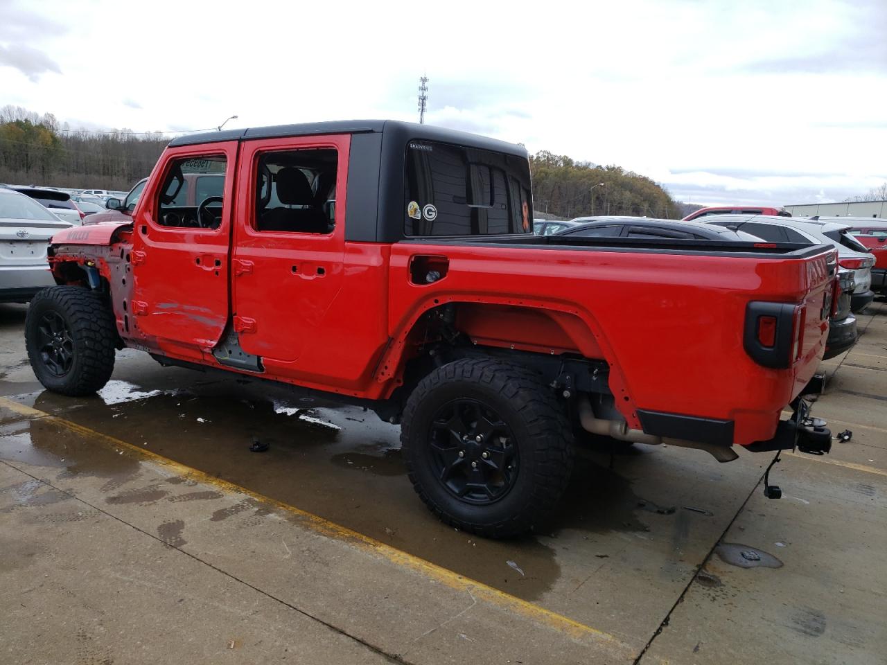 2022 JEEP GLADIATOR SPORT VIN:1C6HJTAG7NL167580