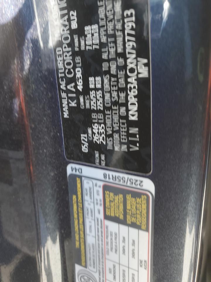 2022 KIA SPORTAGE S VIN:KNDP63ACXN7977913