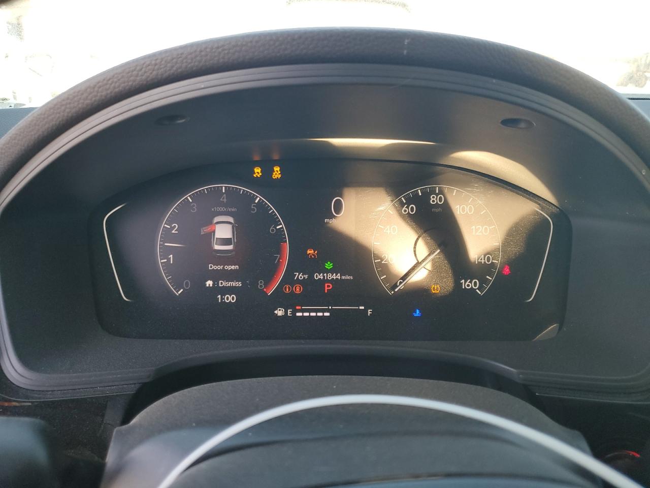 2022 HONDA CIVIC EX VIN:JHMFE1F72NX004375