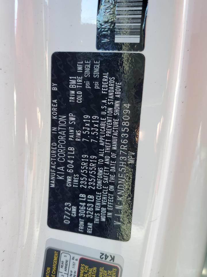 2024 KIA CARNIVAL SX VIN:KNDNE5H37R6358094