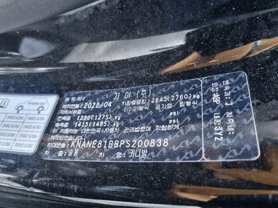 2022 Kia Carnival KNANE81BBPS200838 VIN:KNANE81BBPS200838