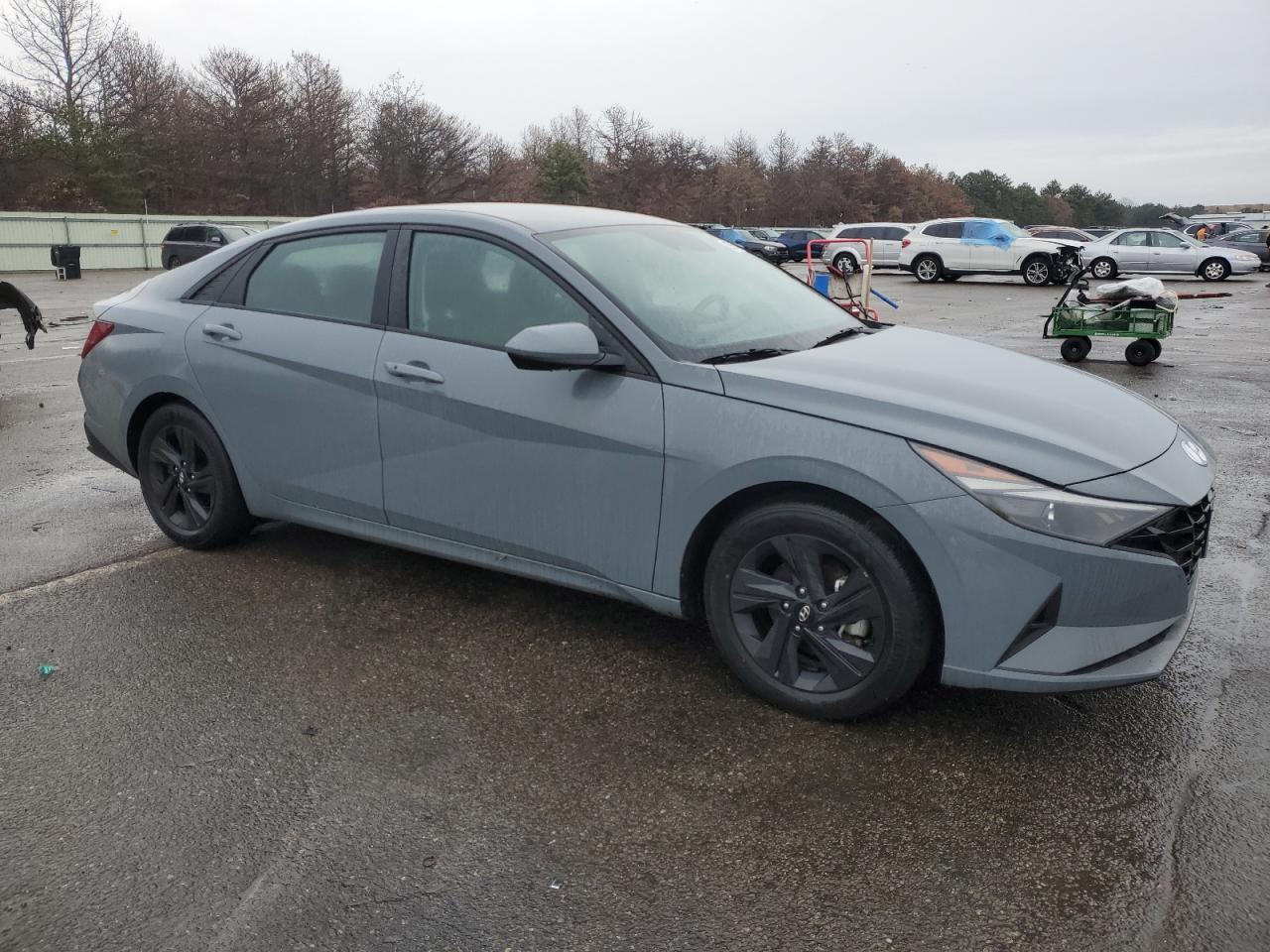 2022 HYUNDAI ELANTRA BLUE VIN:KMHLM4AJ3NU017015