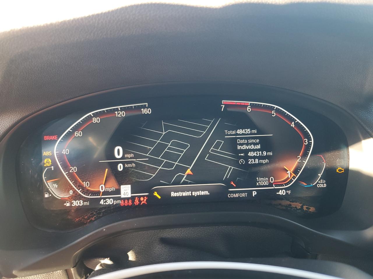 2022 BMW X3 SDRIVE30I VIN:5UX43DP05N9J95097