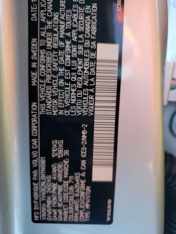 2022 VOLVO V90 CROSS COUNTRY B6 INSCRIPTION VIN:YV4062NL6N1146981