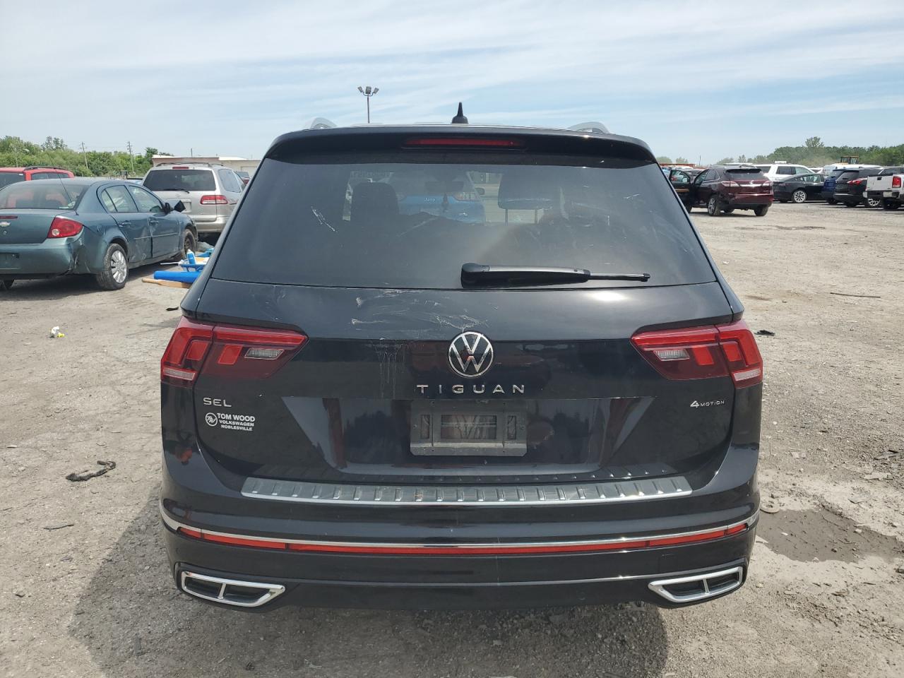 2023 VOLKSWAGEN TIGUAN SEL R-LINE BLACK VIN:3VV4B7AX9PM036164