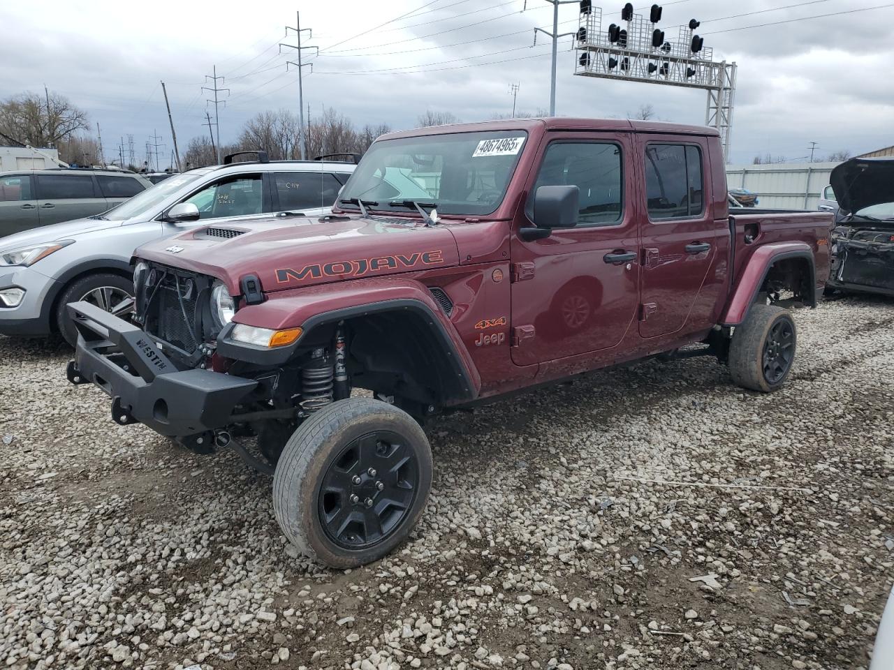 2022 JEEP GLADIATOR MOJAVE VIN:1C6JJTEG3NL134765