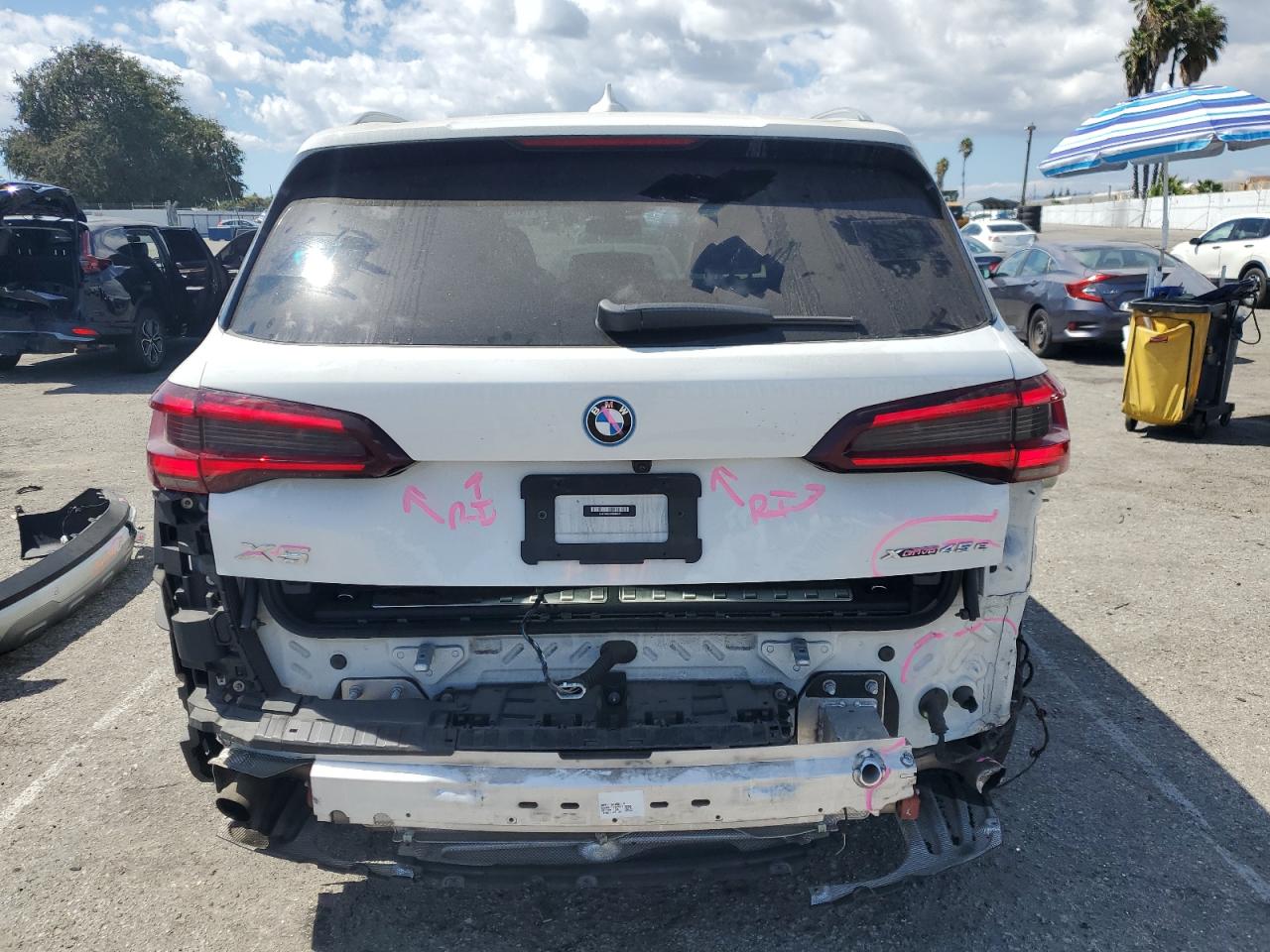 2022 BMW X5 XDRIVE45E VIN:5UXTA6C04N9K89247