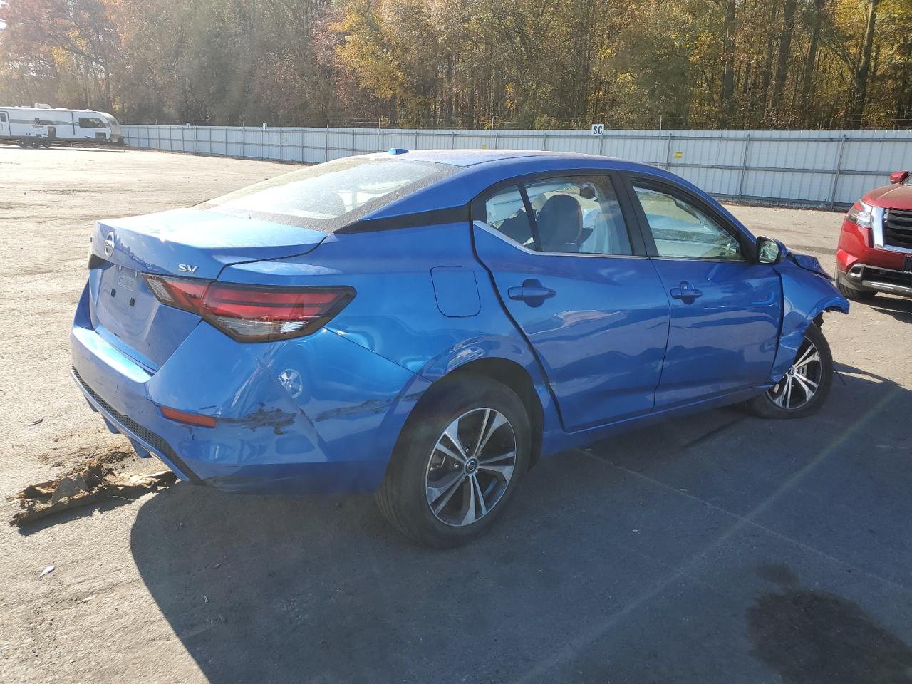 2022 NISSAN SENTRA SV VIN:3N1AB8CV8NY301989