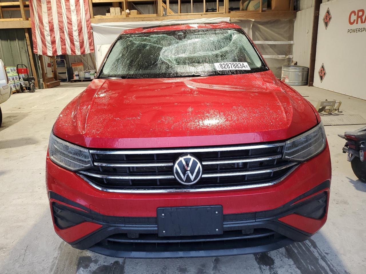 2022 VOLKSWAGEN TIGUAN SE VIN:3VV2B7AX1NM134772