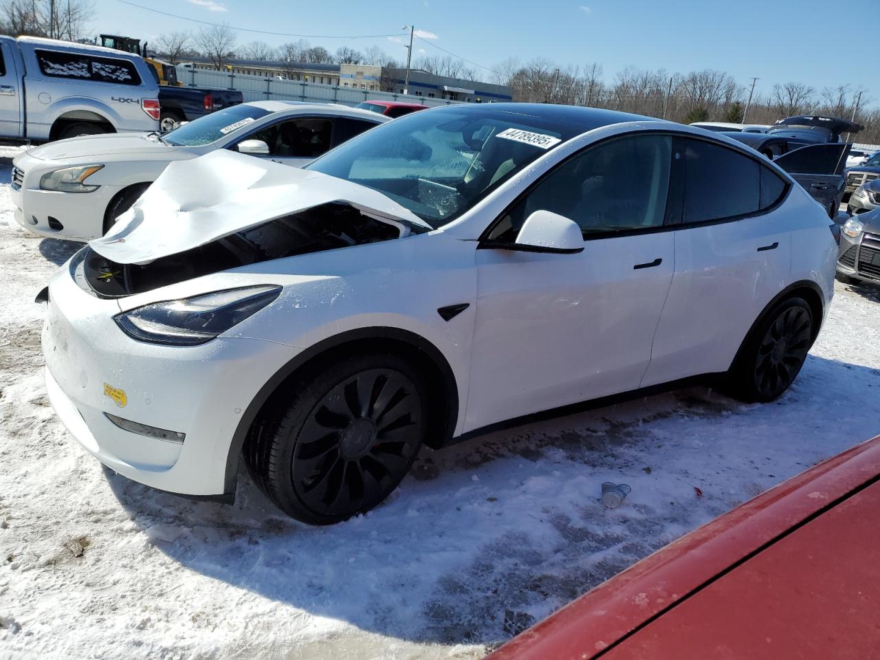 2022 TESLA MODEL Y  VIN:7SAYGDEF5NF406452