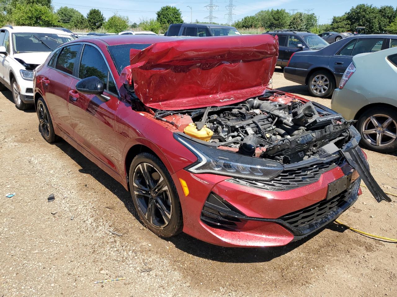 2022 KIA K5 GT LINE VIN:5XXG64J29NG098598