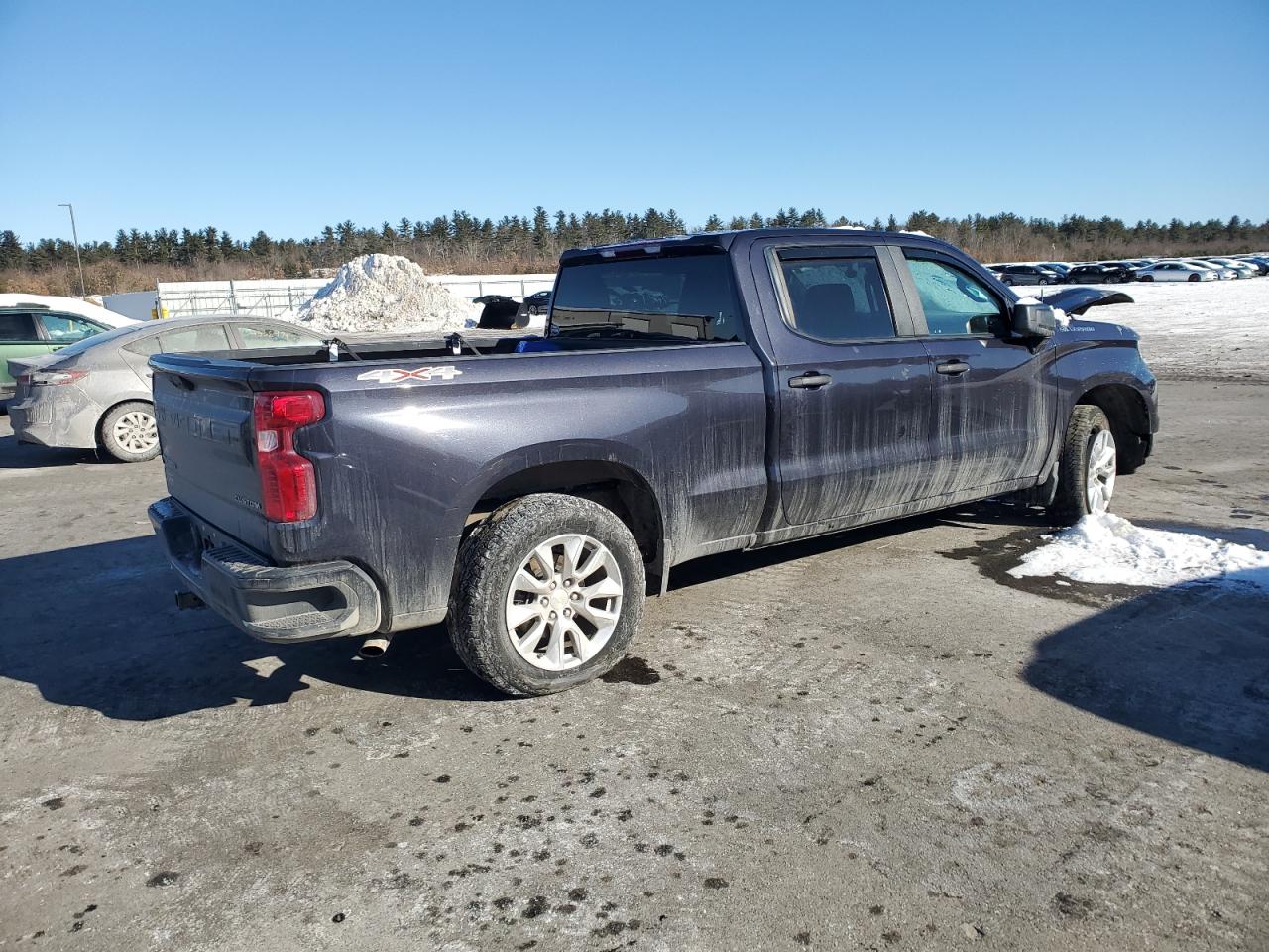 2022 CHEVROLET SILVERADO K1500 CUSTOM VIN:3GCPDBEK8NG605640