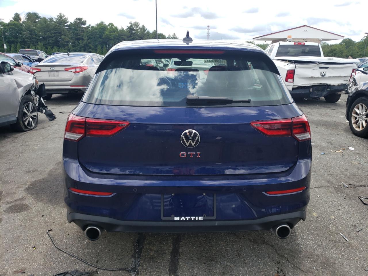 2022 VOLKSWAGEN GTI SE VIN:WVW487CD1NW136319