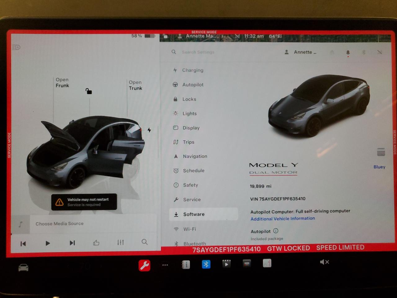 2023 TESLA MODEL Y  VIN:7SAYGDEF1PF635410
