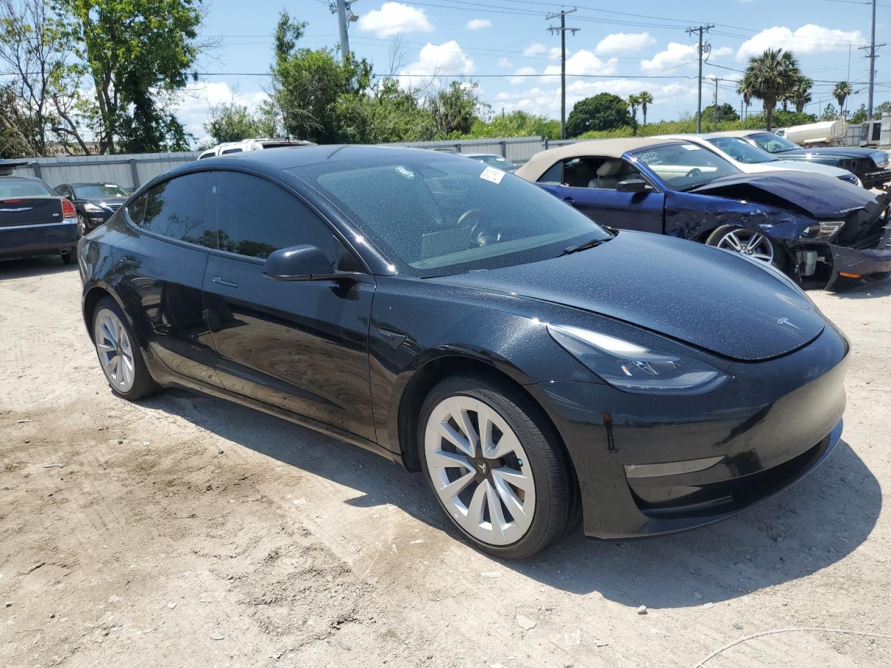 2022 TESLA MODEL 3  VIN:5YJ3E1EB4NF186004