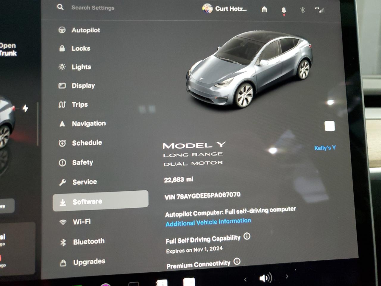 2023 TESLA MODEL Y  VIN:7SAYGDEE5PA067070