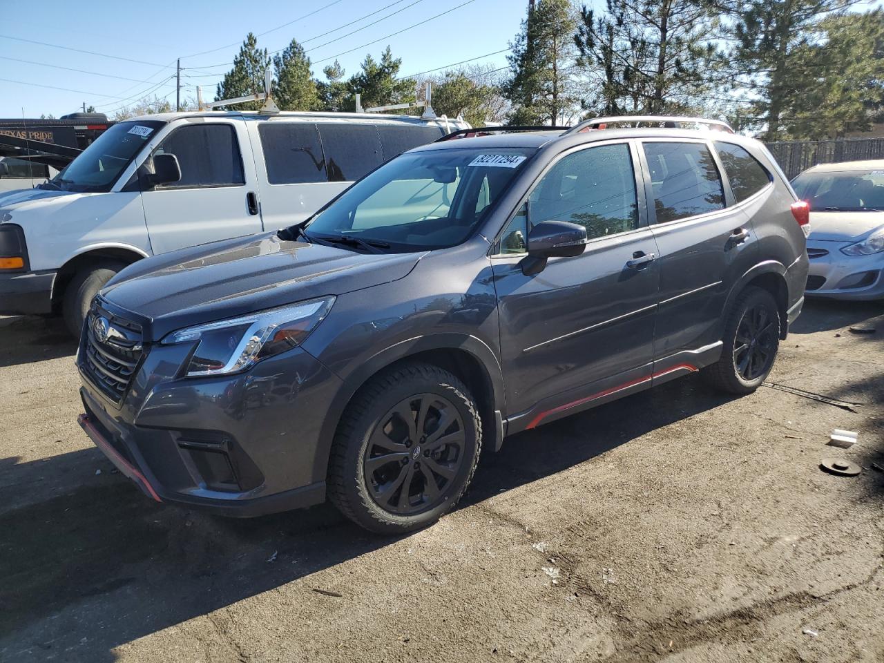 2022 SUBARU FORESTER SPORT VIN:JF2SKAJC4NH477364