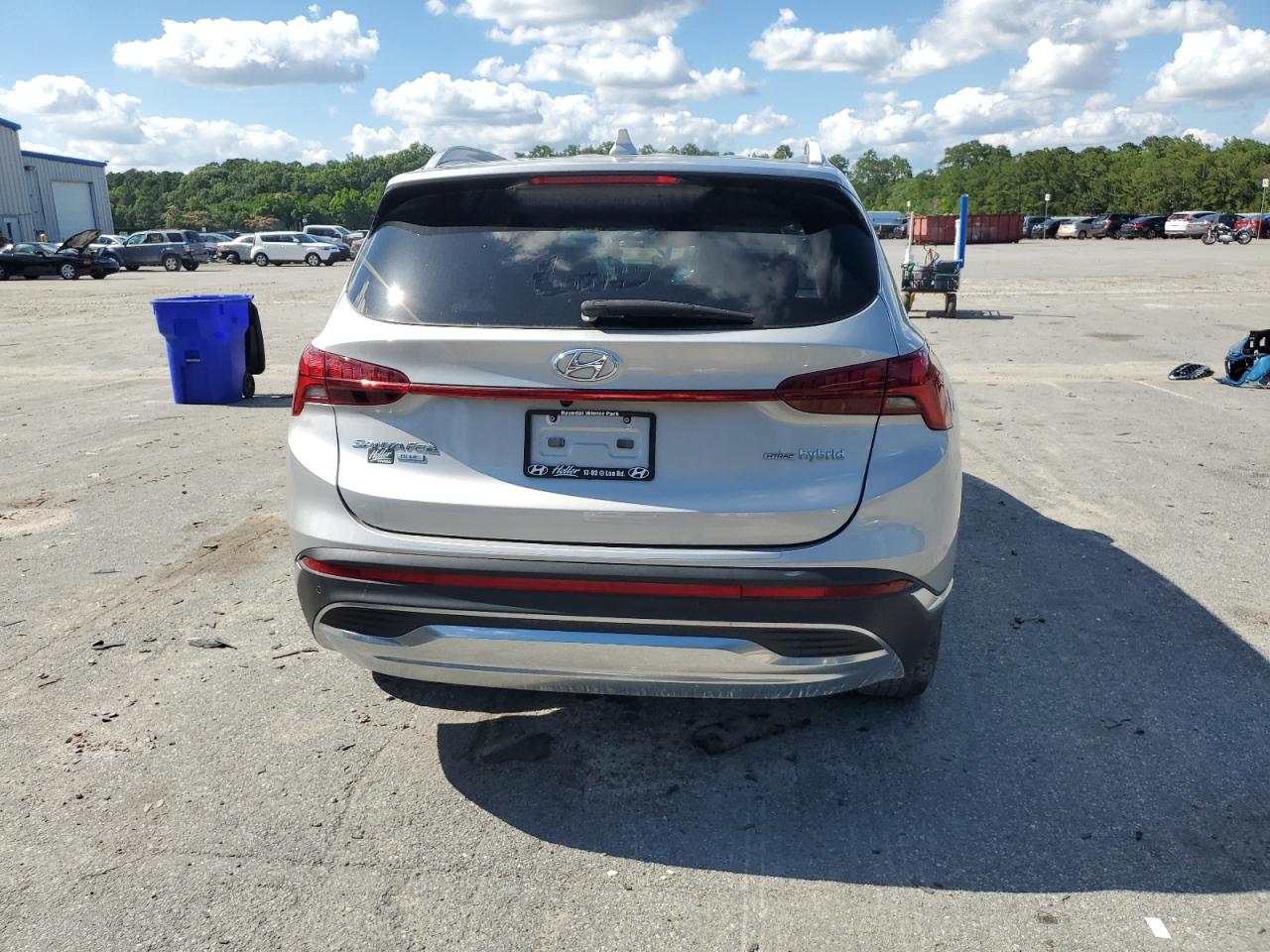 2022 HYUNDAI SANTA FE BLUE VIN:KM8S2DA13NU049271