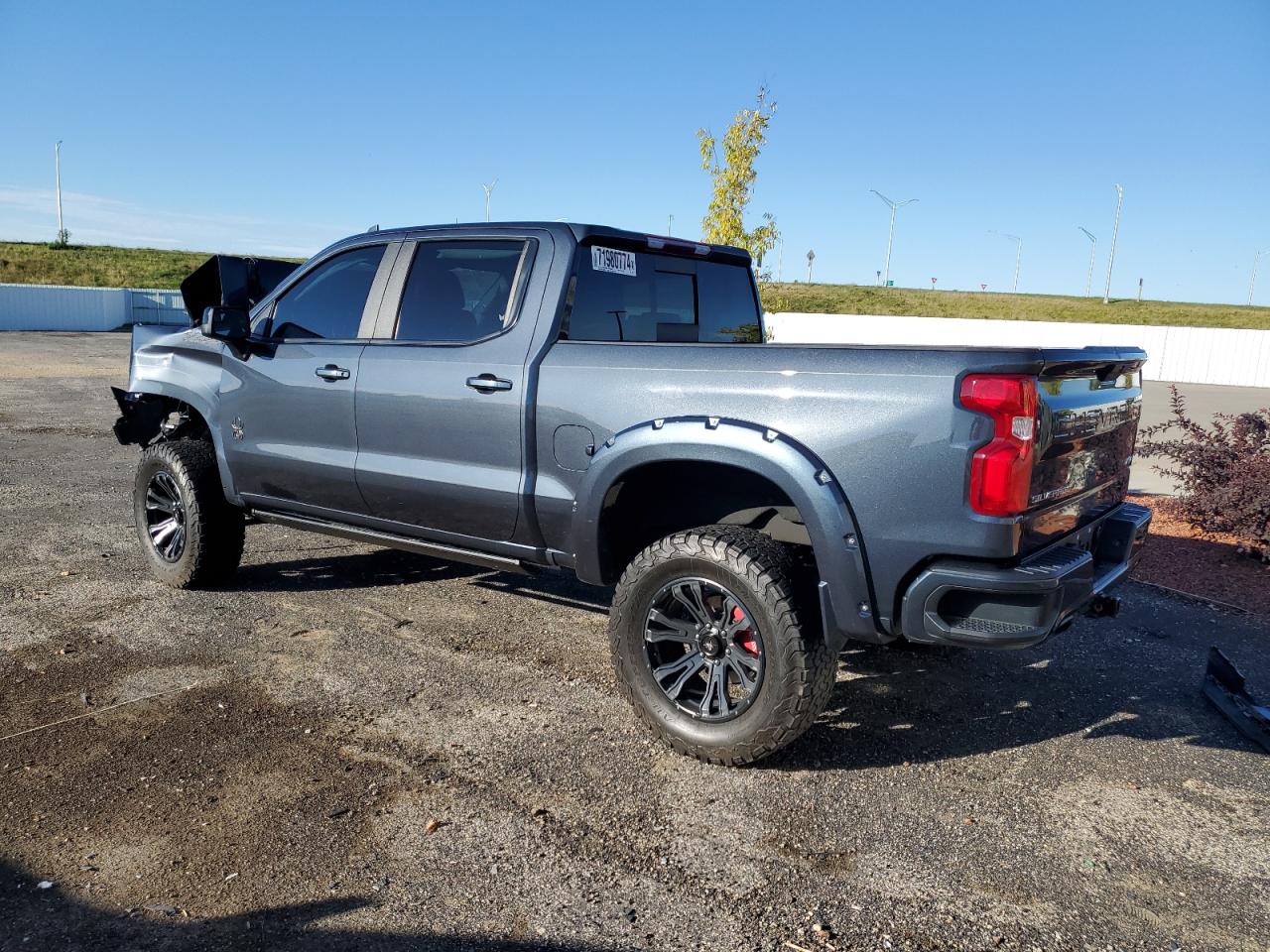 2022 CHEVROLET SILVERADO LTD K1500 RST VIN:1GCUYEEL9NZ104497