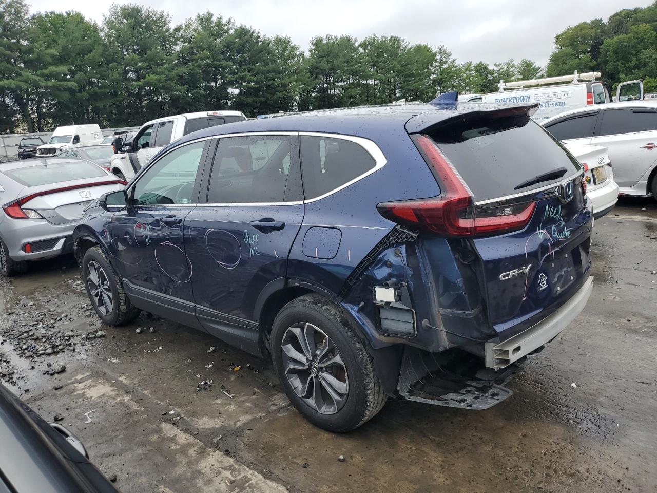 2022 HONDA CR-V EXL VIN:5J6RT6H89NL027497
