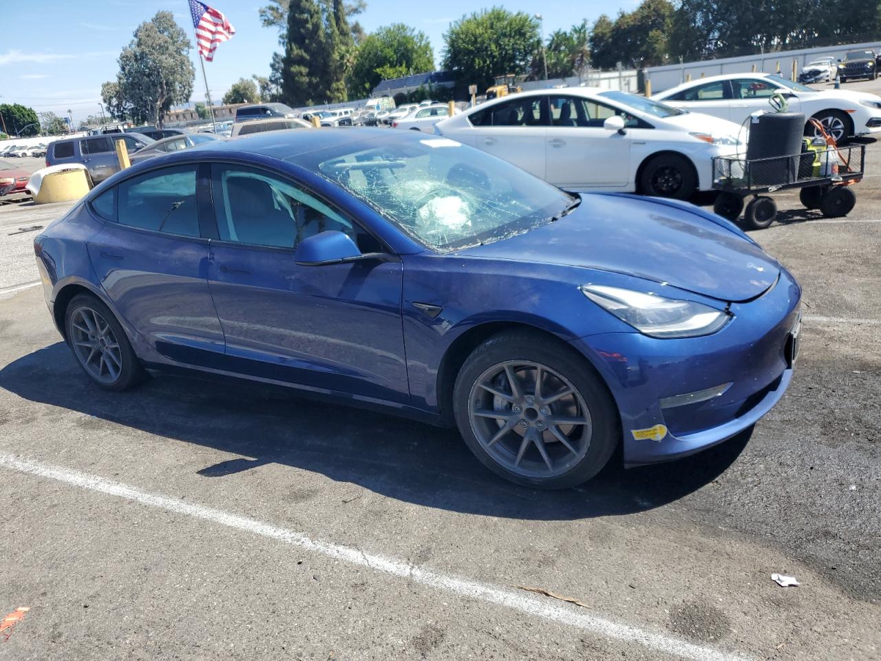 2022 TESLA MODEL 3  VIN:5YJ3E1EA6NF115135