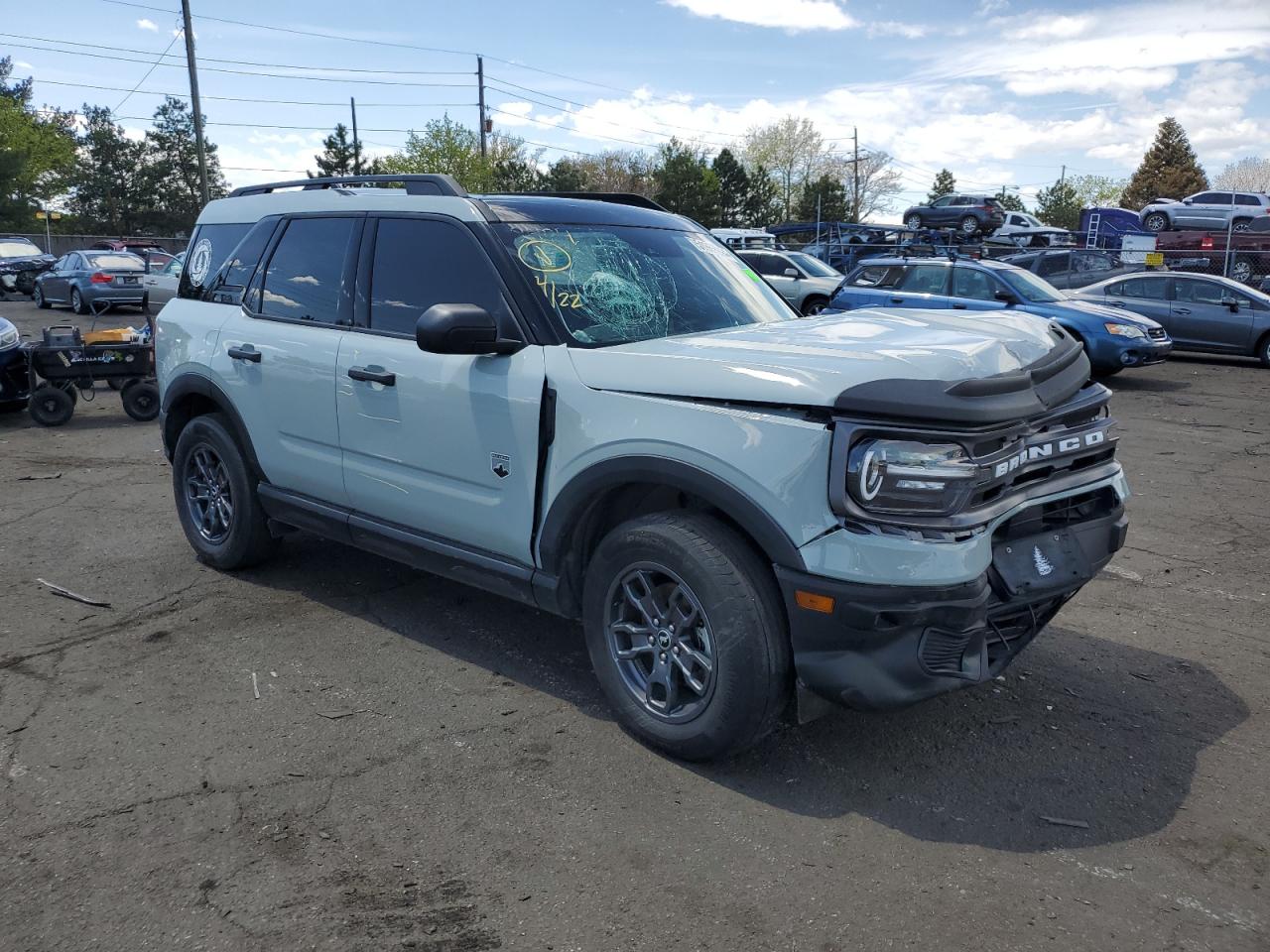 2022 FORD BRONCO SPORT BIG BEND VIN:3FMCR9B62NRE36814