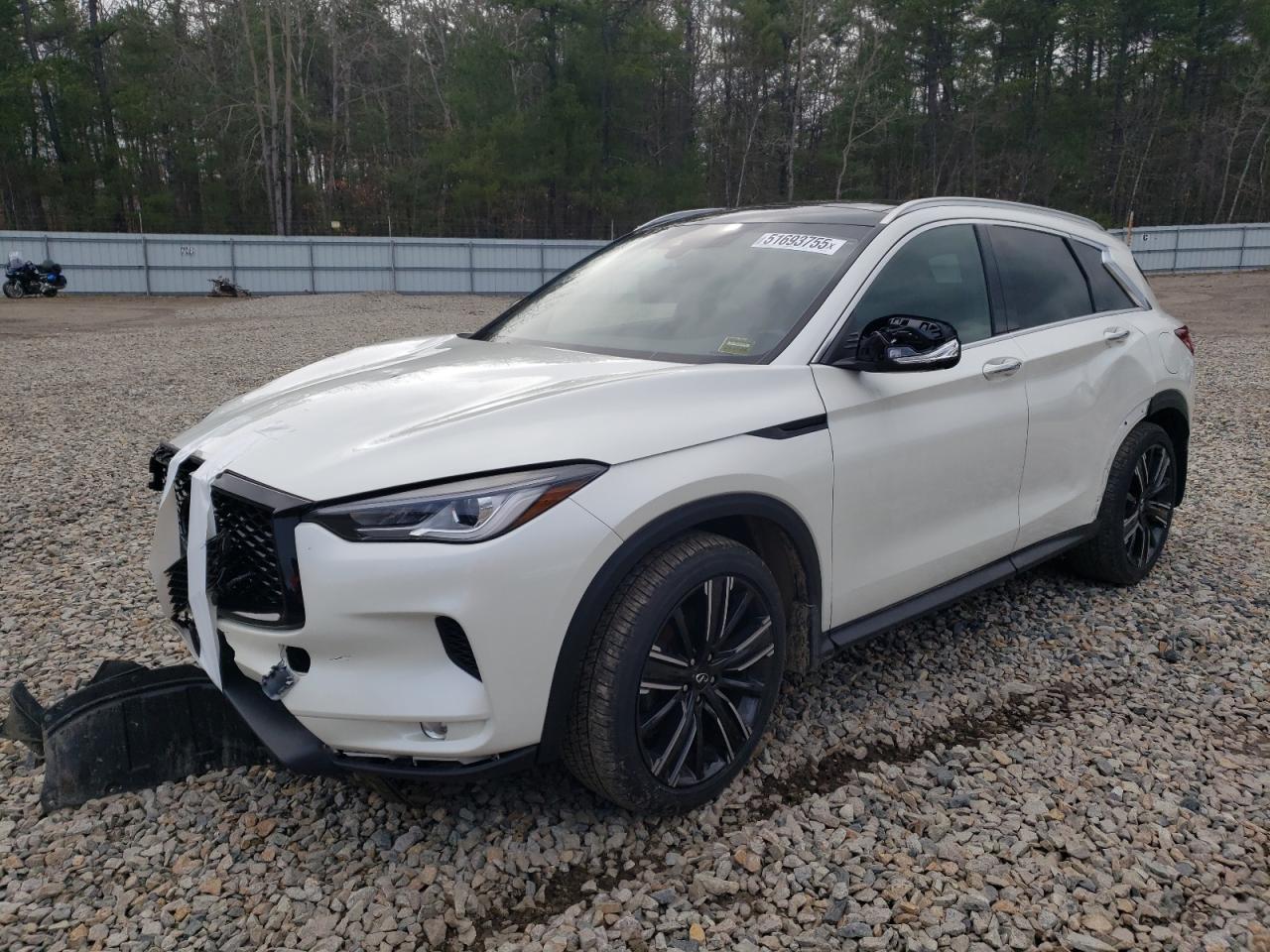 2022 INFINITI QX50 LUXE VIN:3PCAJ5BB4NF118977
