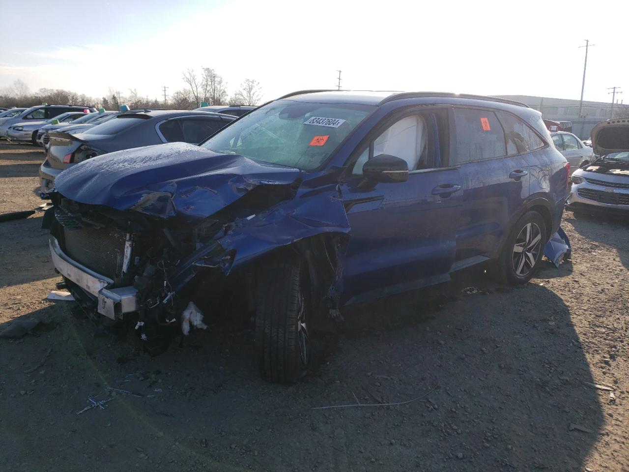 2022 KIA SORENTO S VIN:5XYRL4LC1NG117700