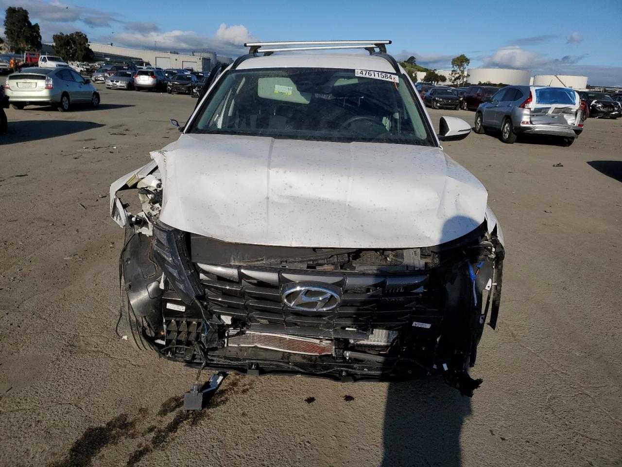 2022 HYUNDAI TUCSON BLUE VIN:KM8JBCA17NU024363