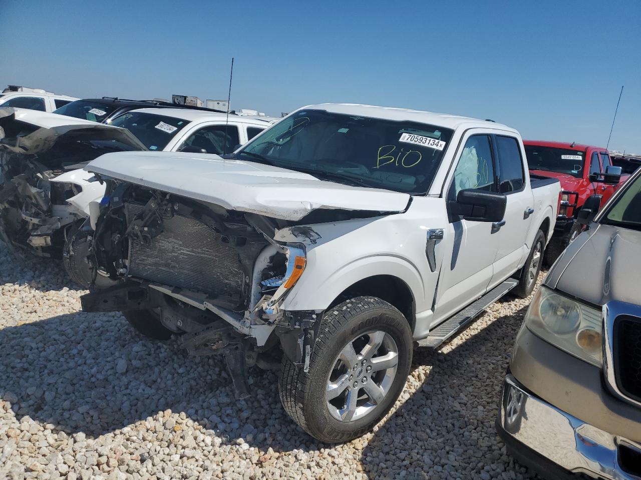 2023 FORD F150 SUPERCREW VIN:1FTEW1C54PKE63971