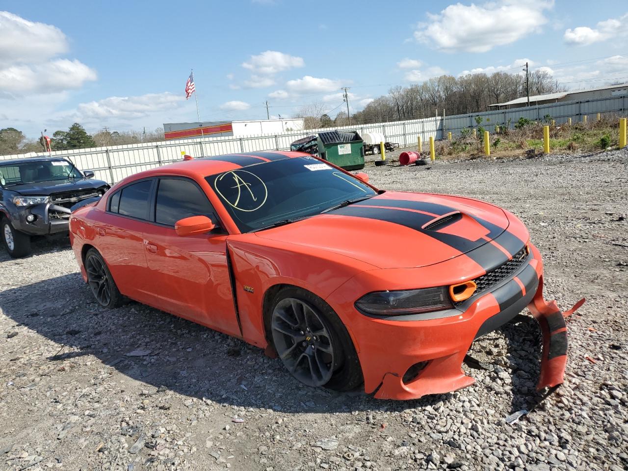 2022 DODGE CHARGER SCAT PACK VIN:2C3CDXGJ0NH123023