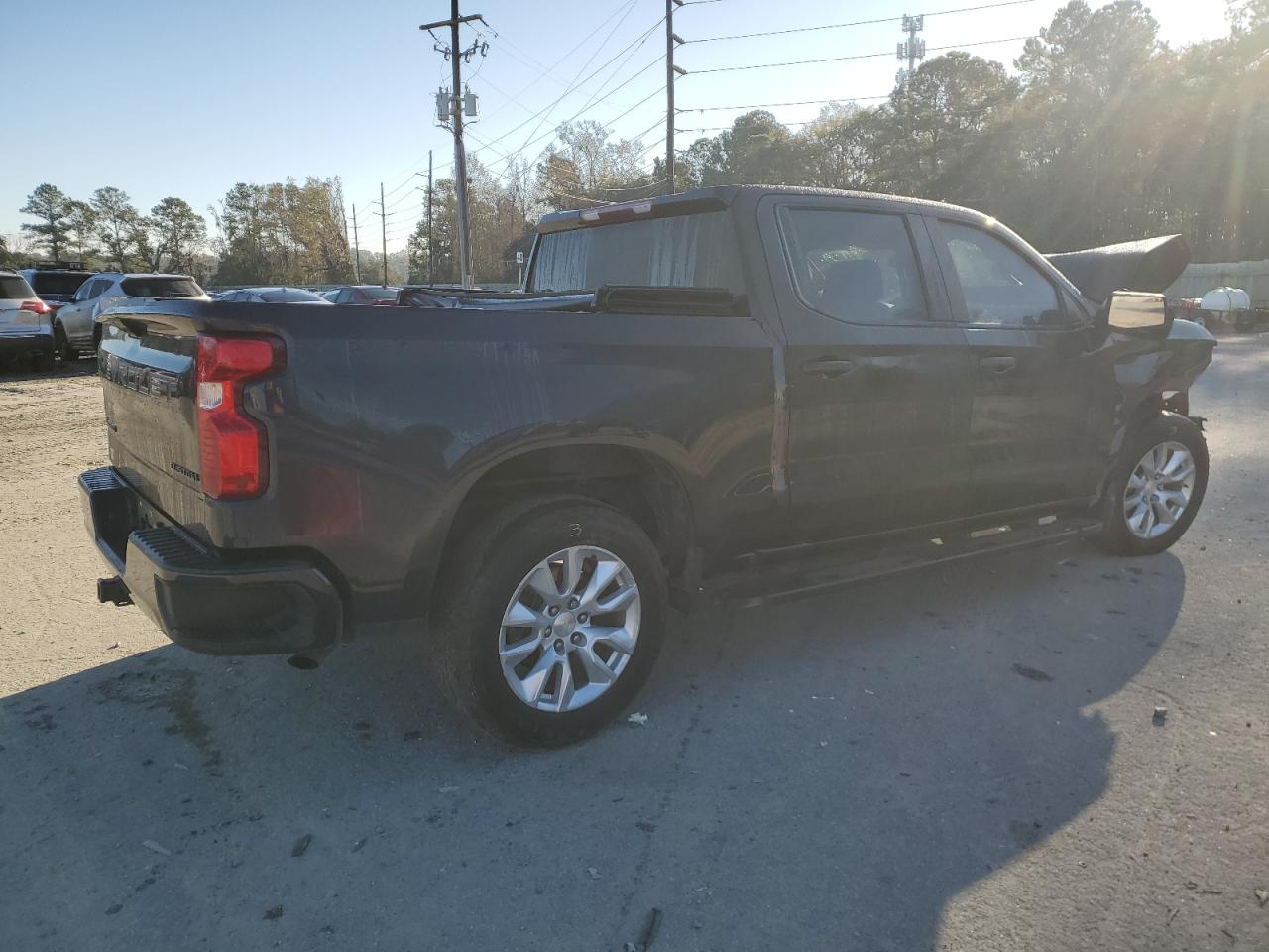 2022 CHEVROLET SILVERADO K1500 CUSTOM VIN:1GCPDBEK3NZ536064