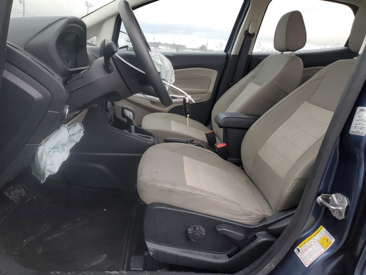 2022 FORD ECOSPORT S VIN:MAJ6S3FL2NC464121