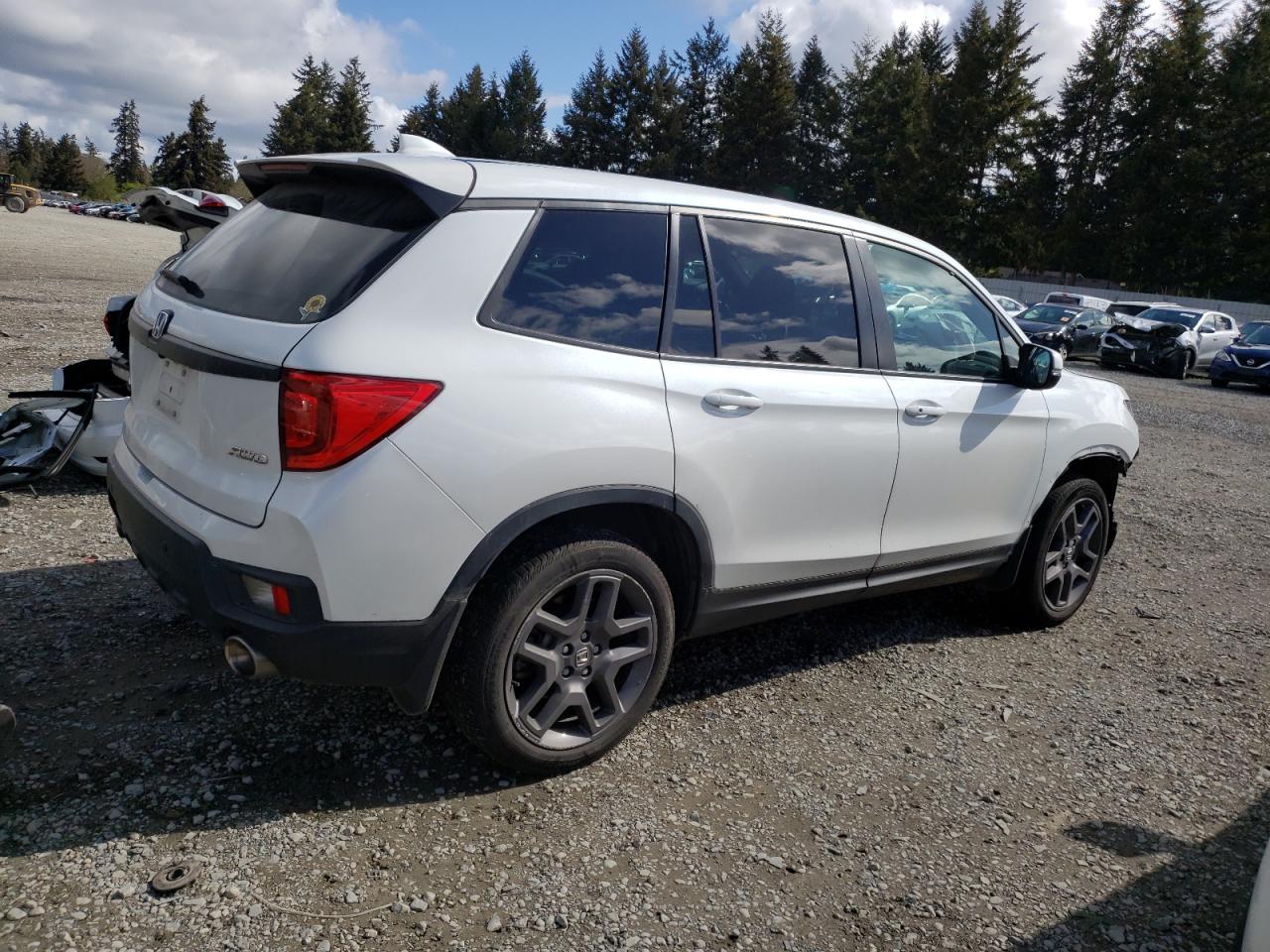 2022 HONDA PASSPORT EXL VIN:5FNYF8H59NB020191