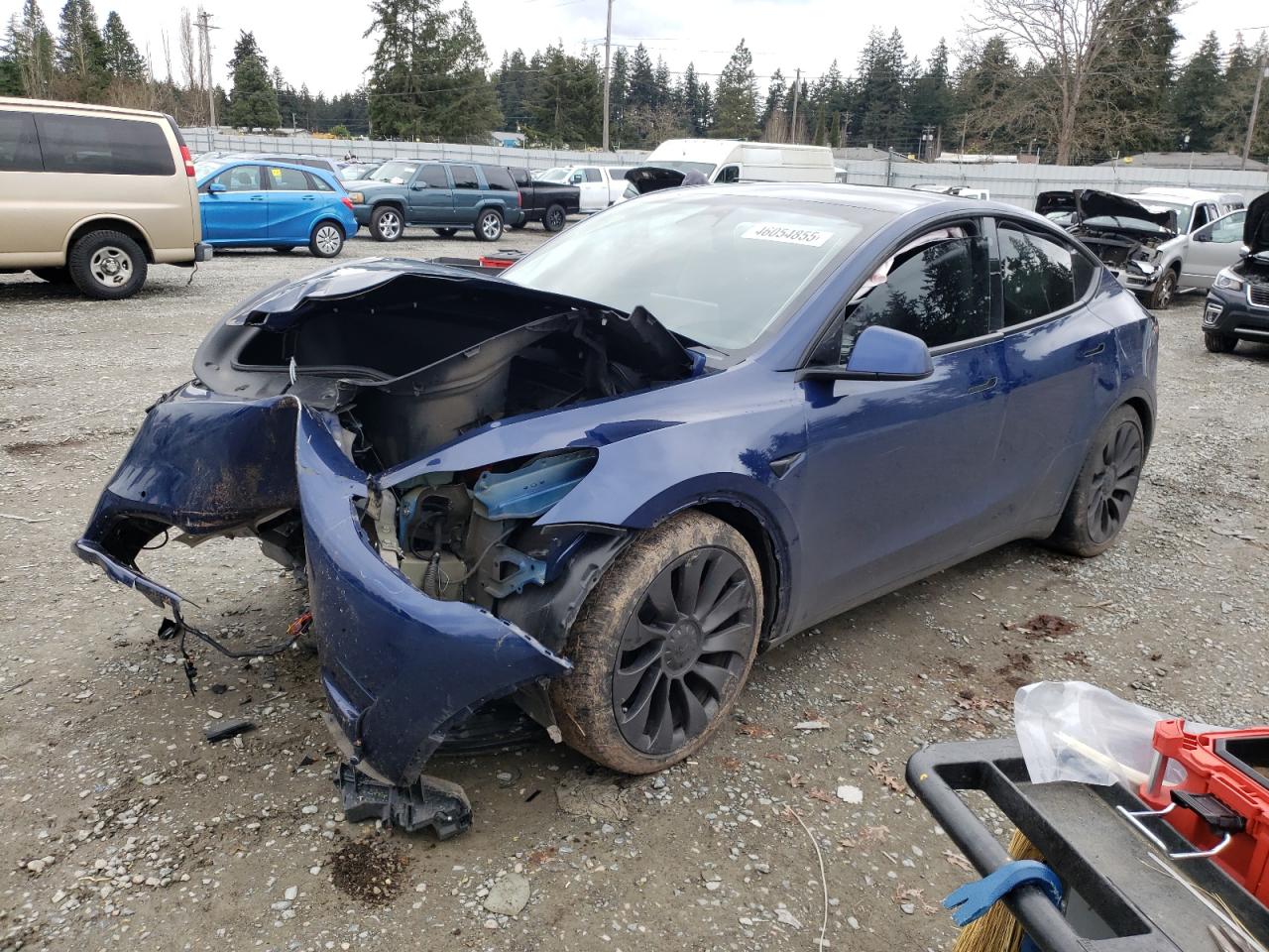 2022 TESLA MODEL Y  VIN:7SAYGDEF2NF490889