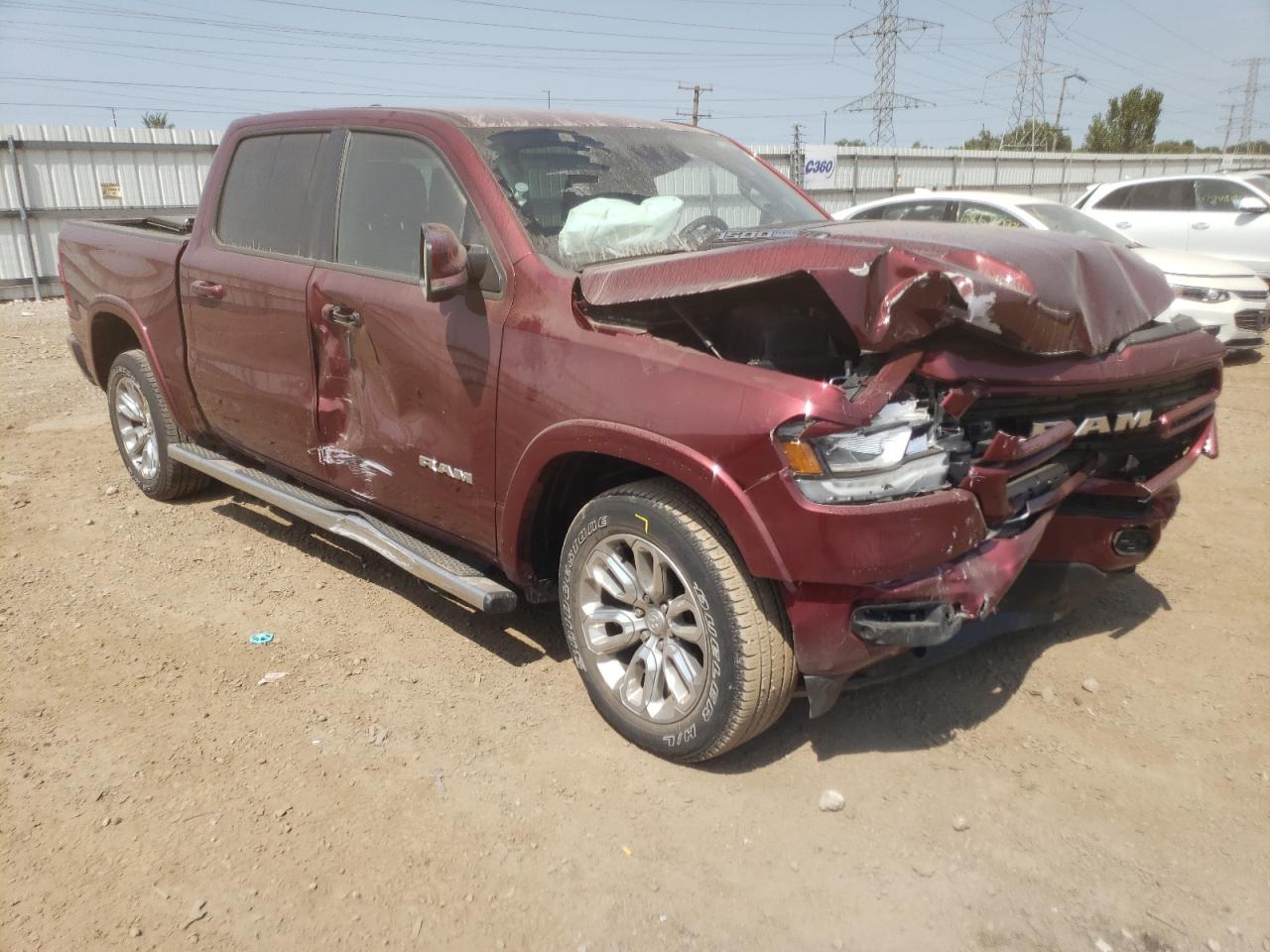 2022 RAM 1500 LARAMIE VIN:1C6SRFJT6NN366427