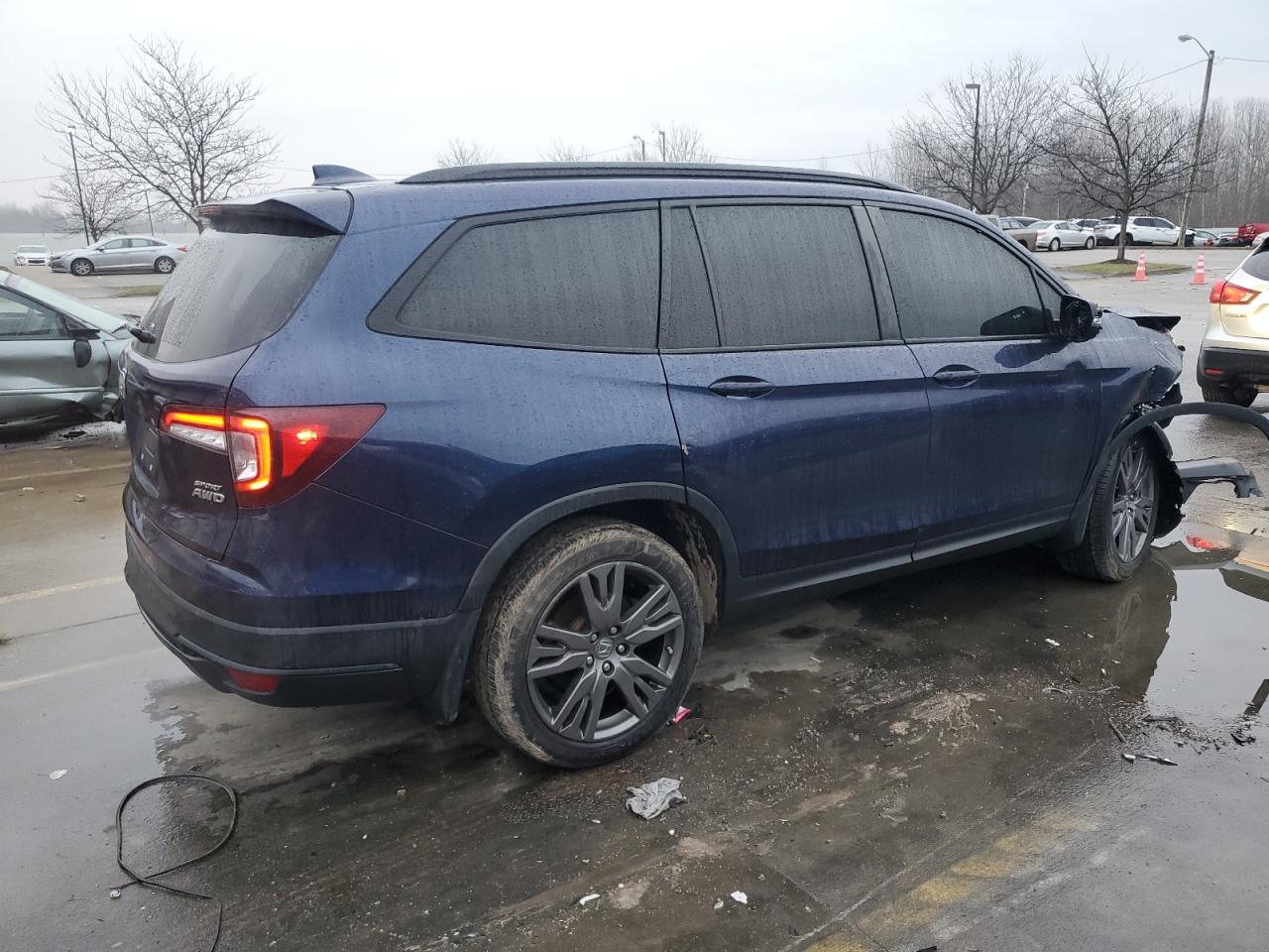 2022 HONDA PILOT SPORT VIN:5FNYF6H32NB046747
