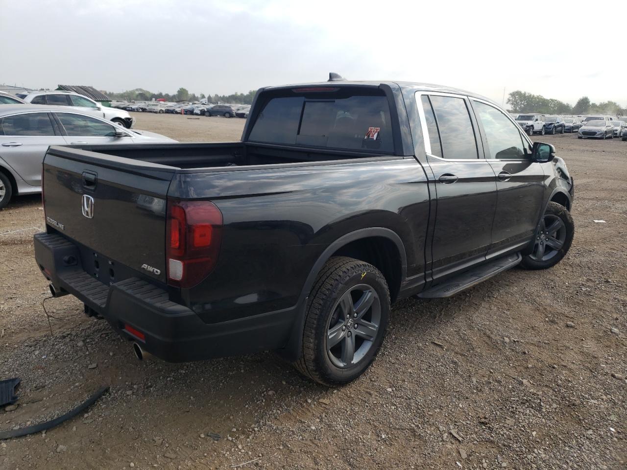 2023 HONDA RIDGELINE RTL VIN:5FPYK3F58PB010196