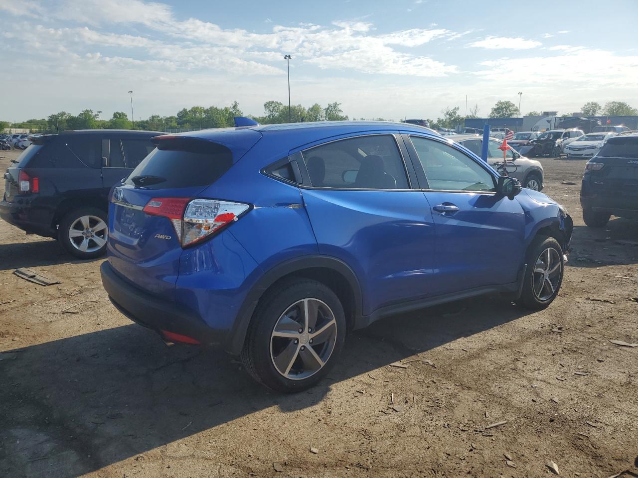 2022 HONDA HR-V EXL VIN:3CZRU6H71NM719580