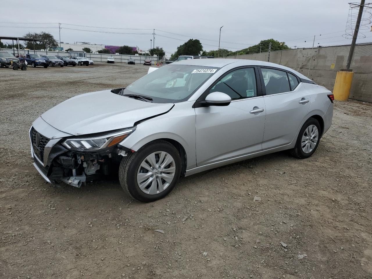 2022 NISSAN SENTRA S VIN:3N1AB8BV9NY311318