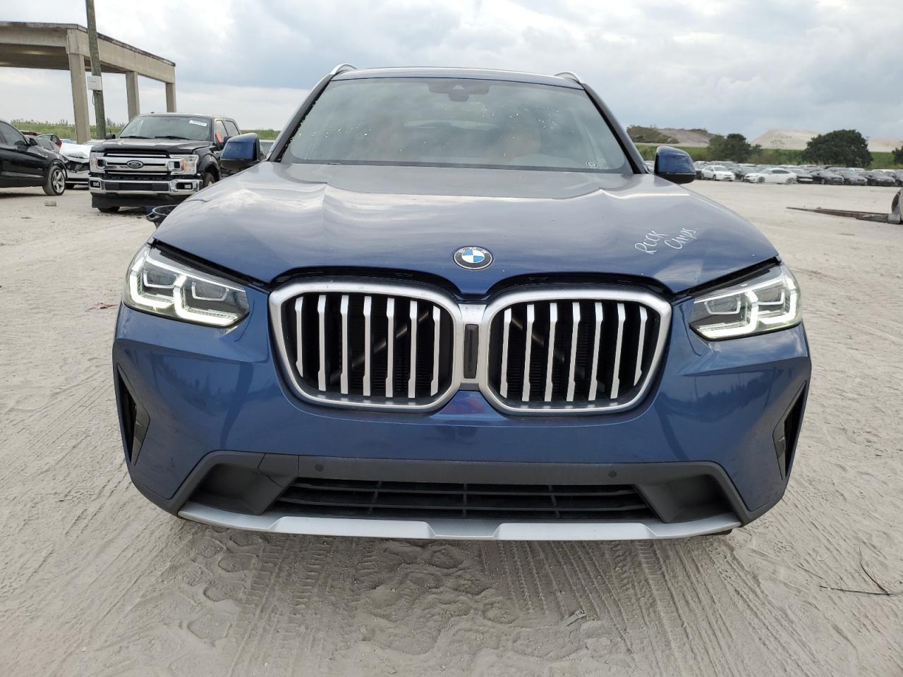 2022 BMW X3 SDRIVE30I VIN:5UX43DP0XN9M09873