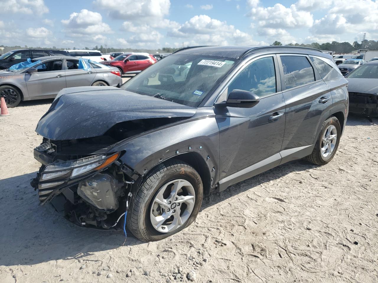 2022 HYUNDAI TUCSON SEL VIN:5NMJB3AE3NH112504