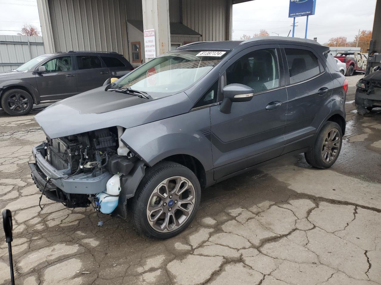 2022 FORD ECOSPORT TITANIUM VIN:MAJ6S3KL7NC467487