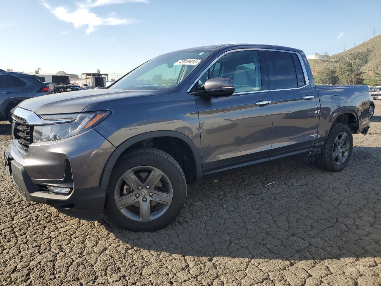 2022 HONDA RIDGELINE RTL VIN:5FPYK3F71NB027341