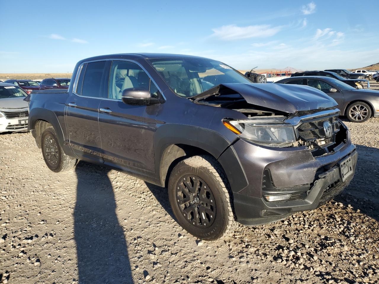 2022 HONDA RIDGELINE RTL VIN:5FPYK3F79NB019536