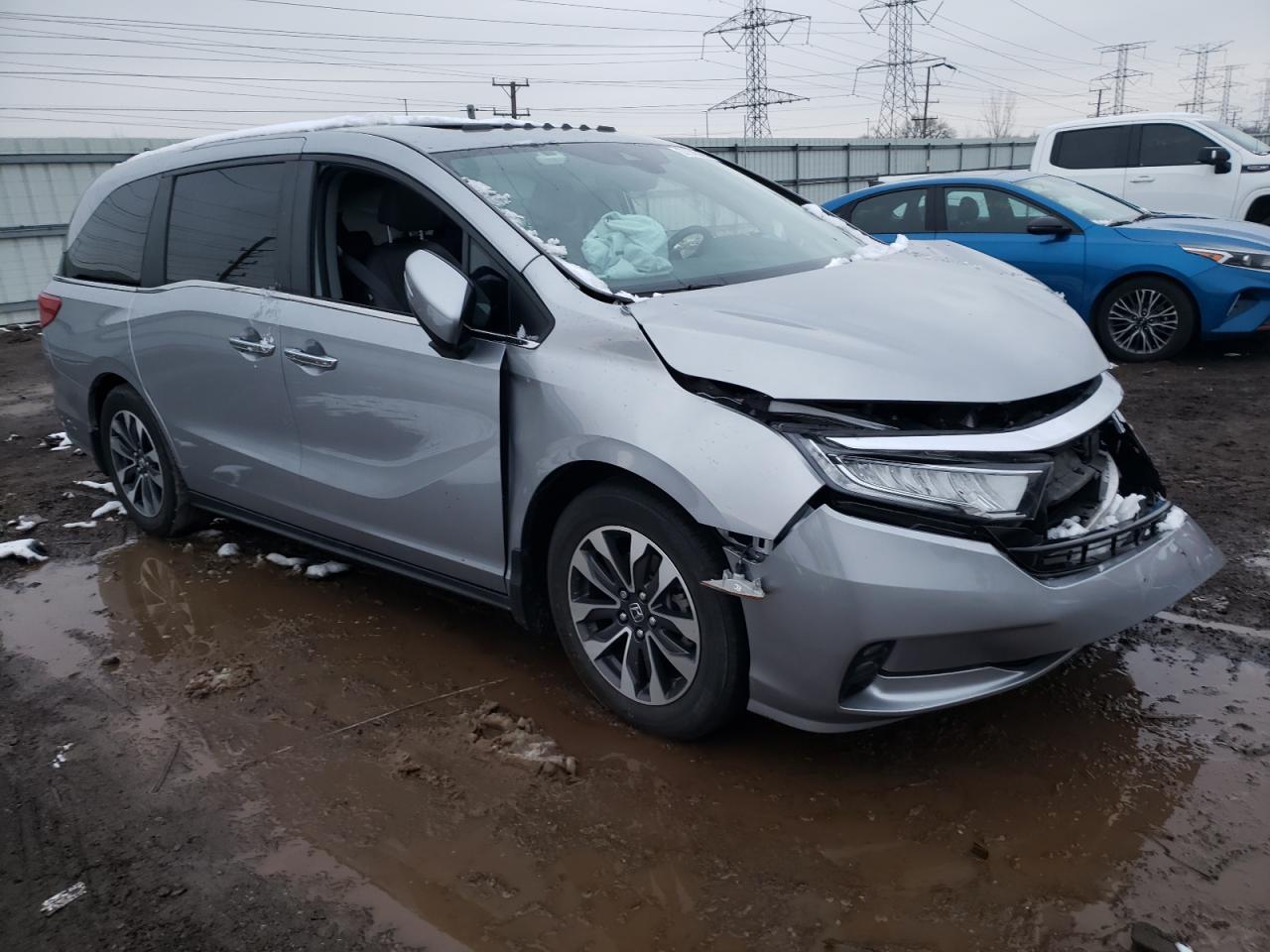 2022 HONDA ODYSSEY EXL VIN:5FNRL6H76NB059856