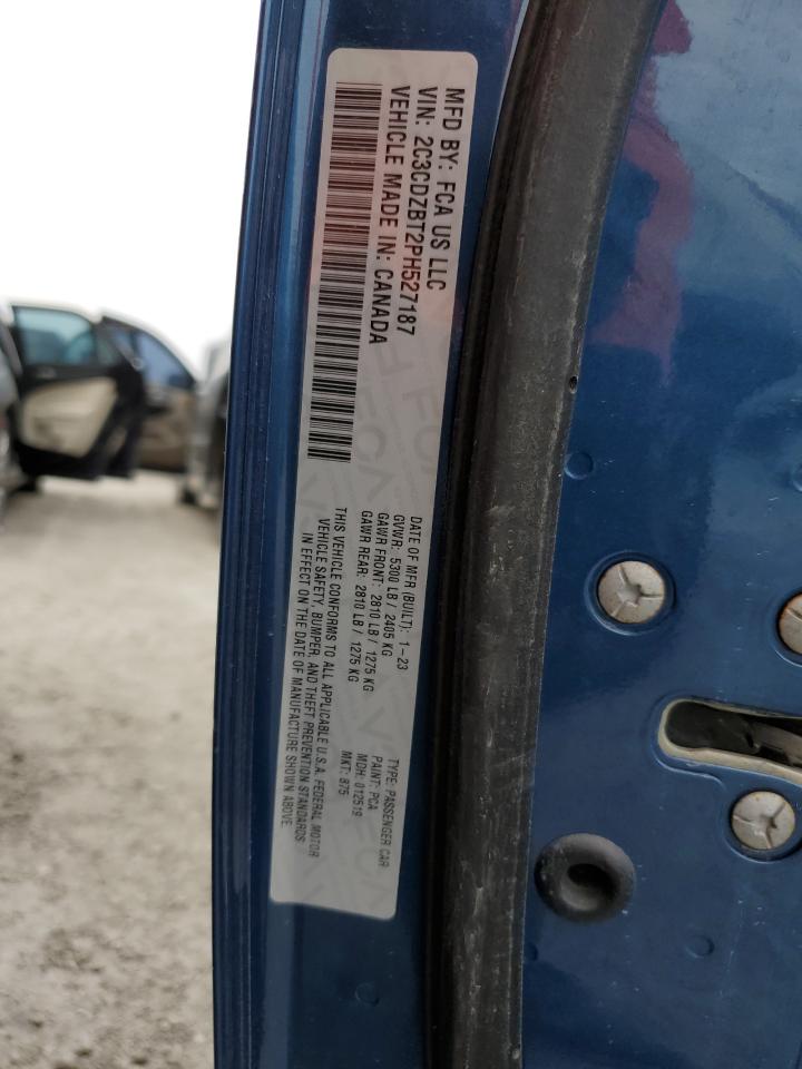 2023 DODGE CHALLENGER R/T VIN:2C3CDZBT2PH527187